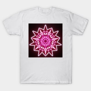 Bright Colorful Southwestern American Style Neon Star T-Shirt